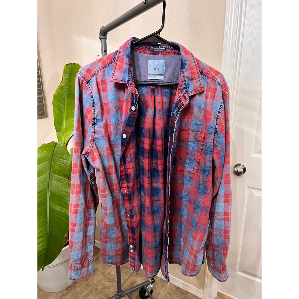 1992 Vintage Style Lightweight Flannel